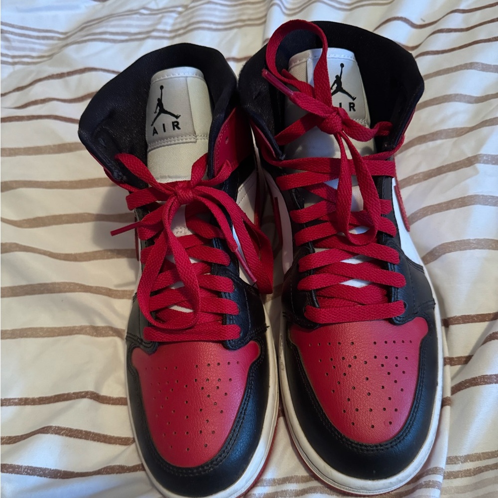Red, Black, White Air Jordan 1’s
